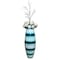 Uniquewise Bamboo Cylinder Floor Vase-Handcrafted Tall Decorative Vase-Ideal for Dining Room, Living Room, 16.5", Blue QI003245.MC.S - alternate 1